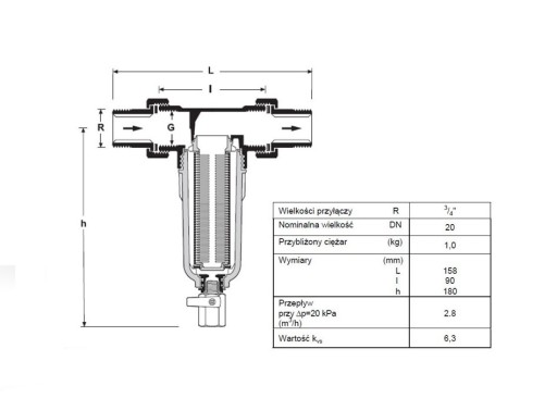 Механический фильтр Honeywell FF06-3/4AA 3/4 дюйма