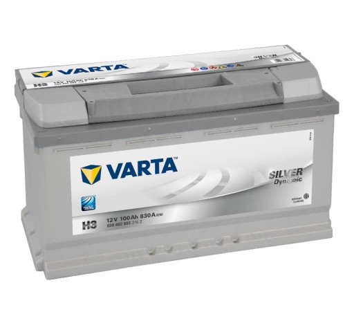 АККУМУЛЯТОР VARTA SILVER 100Ач 830А H3