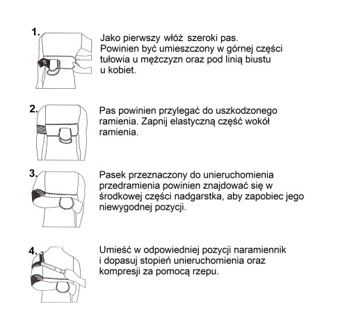 ORTEZA/ STABILIZATOR BARKU I RAMIENIA /TEMBLAK L