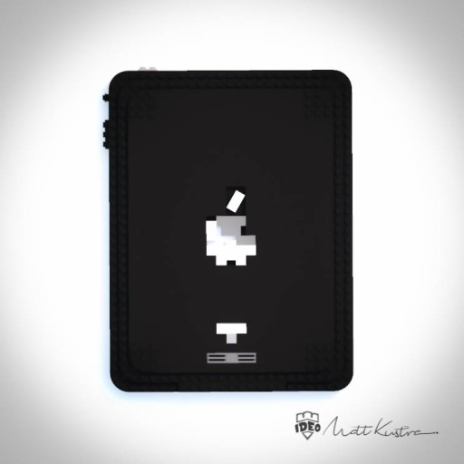 Набор в виде планшета Ipad из декоративных кубиков LEGO.