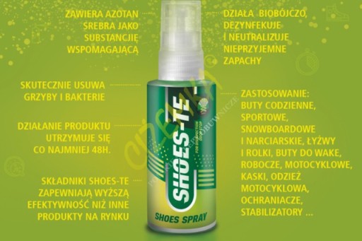 3x SHOES-TE BIOBÓJCZY ŚRODEK DO DEZYNFEKCJI OBUWIA