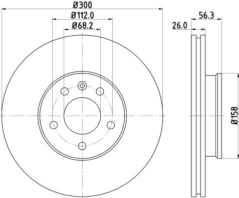 ПЕРЕДНИЕ ДИСКИ, КОЛОДКИ, SEAT ALHAMBRA VW SHARAN 300x26