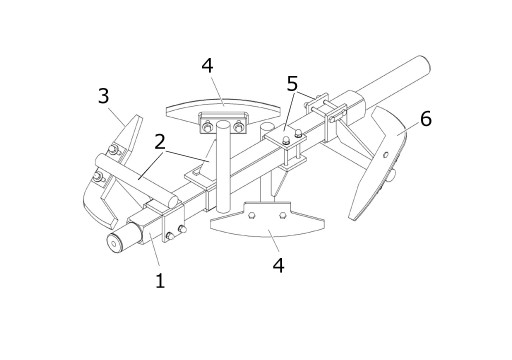 Вал смесителя Putzmeister M743 миксокрет оригинал