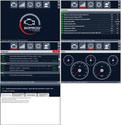 SDPROG + iCar3 BT OBD2 ДИАГНОСТИКА AUDI VOLKSWAGEN