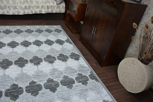 Yazz 80x150 Carpet Acryle Grey #AT1900