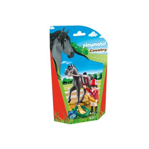 Playmobil Country 9261 Жокей с лошадью