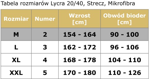 MIRELLA Rajstopy microfibra 60 den gładkie kryjące 2/M Bronzo