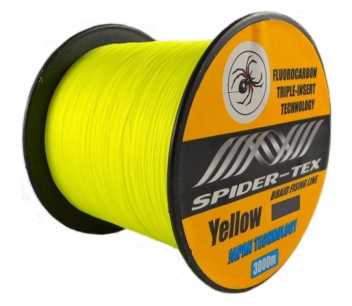 Plecionka fluo Sandacz/Dorsz SPIDER TEX 0,16 mm.