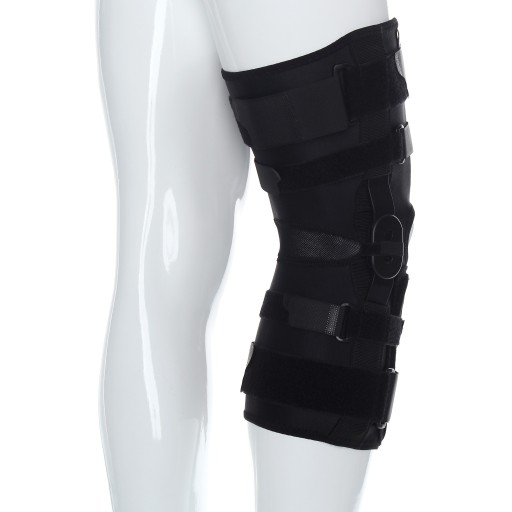 KNEE BRACE, длинный стабилизатор коленного сустава с открытыми шинами, размер L