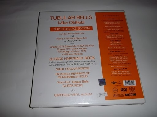 Майк Олдфилд Tubular Bells DELUXE CD DVD ВИНИЛ