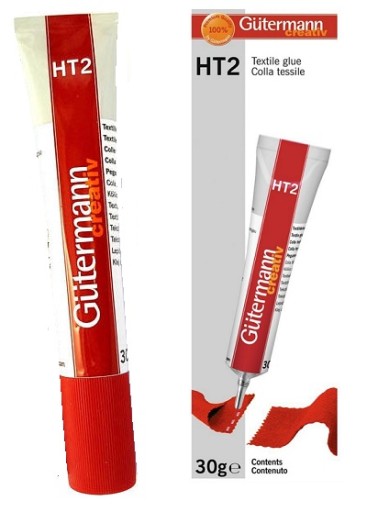 Клей для ниток Gutermann HT2 для тканей, большой, бесцветный 30 г 613610