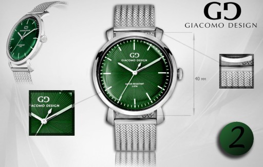 Мужские часы Giacomo Design GD09 4 ДИЗАЙНА!