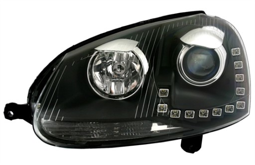 ЛАМПЫ VW GOLF 5 03-09 LED-STARLINE ЧЕРНЫЕ ДХО