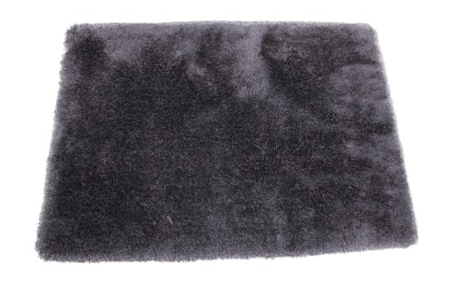ТОЛСТЫЙ ПУШИСТЫЙ КОВЕР ИЗ ПОЛИЭСТЕРА 80x150 NICE GRAPHITE