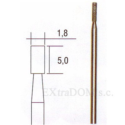 Цилиндрический алмазный шлифовальный наконечник Proxxon