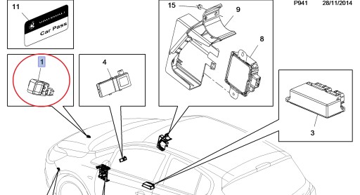 НОВЫЙ ДАТЧИК УДАРА OPEL CORSA E INSIGNIA