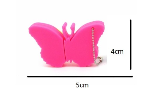 USB-накопитель 16 ГБ BUTTERFLY BUTTERFLY РОЗОВЫЙ ДОСТАВКА В ТЕЧЕНИЕ 24 ЧАСОВ