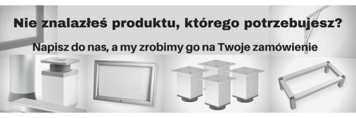 АЛЮМИНИЕВАЯ НОЖКА ДЛЯ СТОЛЕШНИЦЫ В 820 ММ, РЕГУЛИРУЕМАЯ, ЧЕРНАЯ