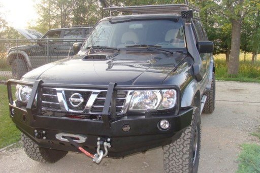 NISSAN PATROL Y61 ПЕРЕДНИЙ БАМПЕР, МЕТАЛЛ, СТАЛЬ