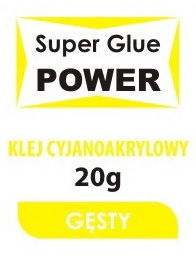 Klej cyjanoakrylowy CA Super Glue Błyskawiczny Rzadki Średni Gęsty 60g