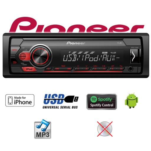 АВТОМОБИЛЬНАЯ РАДИО PIONEER MVH-S110UI MP3 USB FLAC