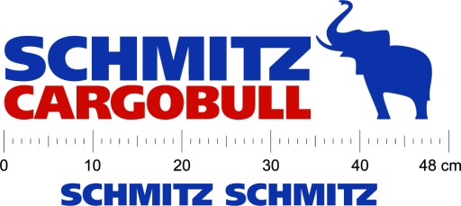 Наклейка SCHMITZ CARGOBULL на полуприцеп