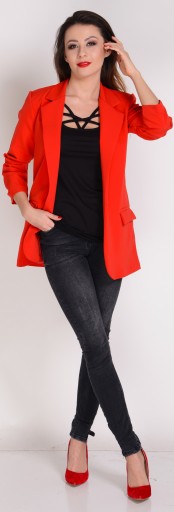 Итальянский пиджак Perfect Fit RED S/36