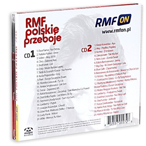 Rmf Fm Polskie Przeboje 2016 - 2 компакт-диска - 40 ХИТ ГОДА