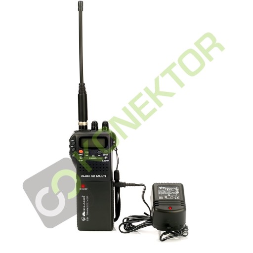 ALAN 42 CB HANDRADIO + АВТОМОБИЛЬНЫЙ АДАПТЕР + АКСЕССУАРЫ