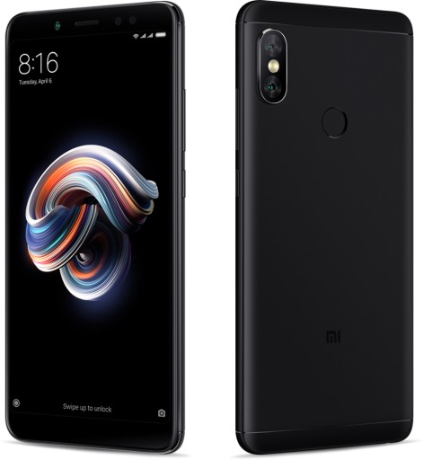 Смартфон XIAOMI Redmi Note 5 4/64 ГБ 5,99 дюйма, черный