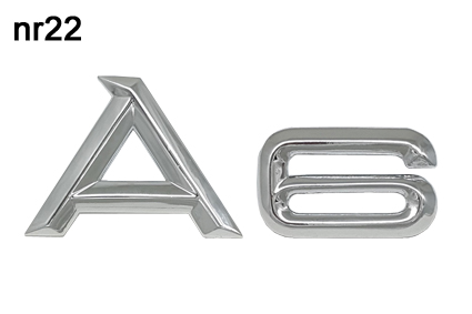 ЗНАК Логотип эмблемы Audi надпись Audi A6 № 22.