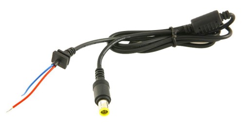 Przewód kabel zasilacza IBM Lenovo 7,7x5,5 + pin