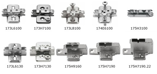 Prowadnik do zawiasu BLUM 173L8130 h=3 z euro