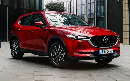 MAZDA CX-5 II 2017-2021, FL2021- НАКЛАДКА БАМПЕРА