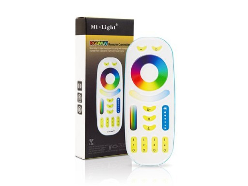 Mi-Light FUT092 RGB/CCT 4-зонный белый сенсорный пульт дистанционного управления