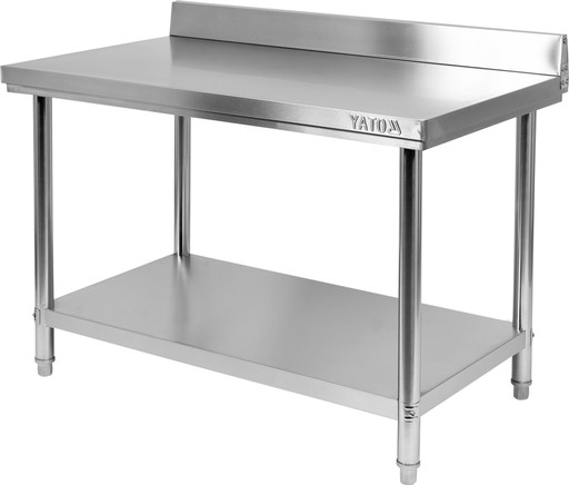 ГАСТРОНОМИЧЕСКАЯ СТОЛЕШНЯ YATO 80x60см RANT INOX ПОЛКА