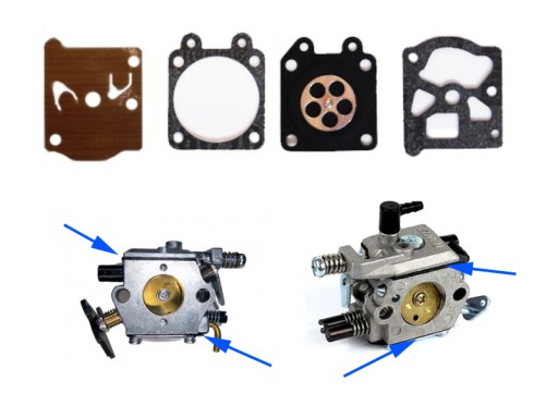 Zestaw Naprawczy Gaźnika Piły Spalinowej NAC