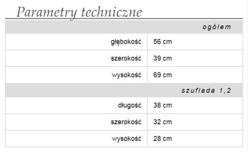 Kontenerek biurowy RPH-02-B z zamkiem na kółkach