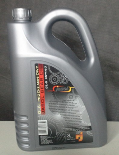 JASOL GEAR OIL GL-5 80W90 5л трансмиссионное масло