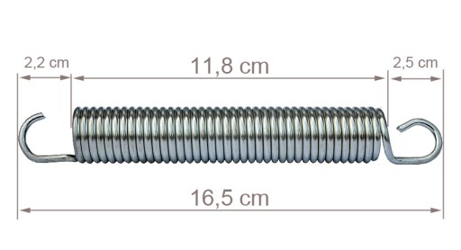 ПРУЖИНЫ ДЛЯ БАТУТА БАТУТ 16,5 СМ