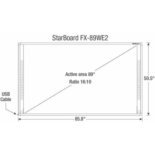 Интерактивная доска Hitachi StarBoard FX-89WE2