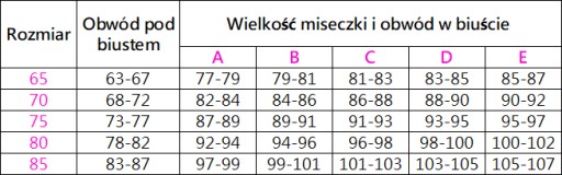 Biustonosz ESOTIQ HENDERSON BARDOTKA RAFF 65F