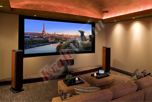 LUX Ekran Projekcyjny Ramowy 350Cm 16:9 GreyFlexHD