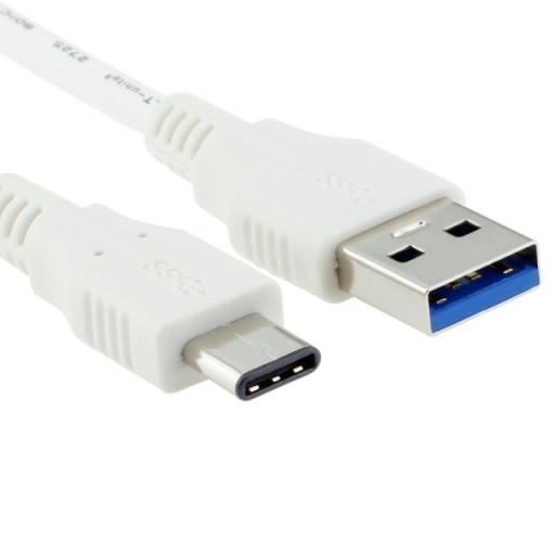 Кабель USB 3.1 USB-C Type C — USB 3.0, 1 м, БЕЛЫЙ