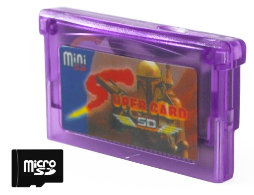 РЕКОРДЕР SUPER CARD SUPERCARD MICRO SD ДЛЯ GBA DS