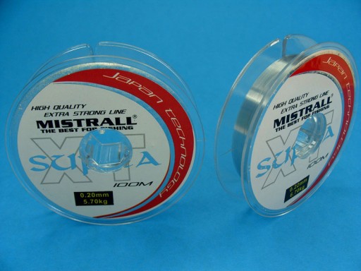 УНИВЕРСАЛЬНАЯ ЛЕСКА MISTRALL SUPRA XT 0,22мм/100м
