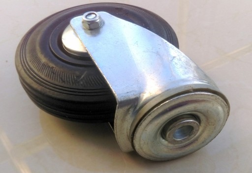Koło fi 125 mm na otwór 12 mm 125 KG hamulec kółko