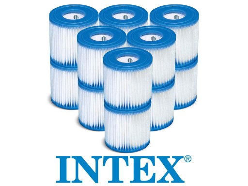 12 ФИЛЬТРОВ ФИЛЬТРОВ ТИПА S1 для НАСОСА INTEX 29001 SPA