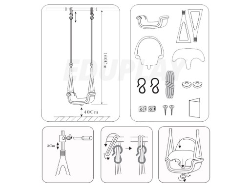 Безопасные качели 3в1 422