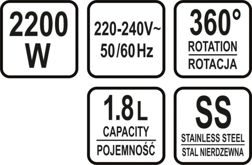 ЭЛЕКТРИЧЕСКИЙ СТЕКЛЯННЫЙ ЧАЙНИК LED 1.8Л 2200ВТ LUND